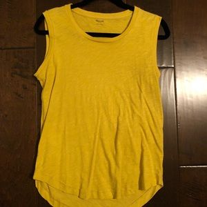 Madewell Whisper Cotton Scoop Tank Top NWT